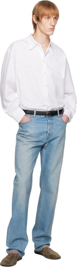 The Row Taupe Canal Loafers - Picture 3