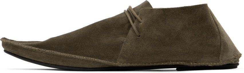 The Row Taupe Tyler Boots - Picture 4