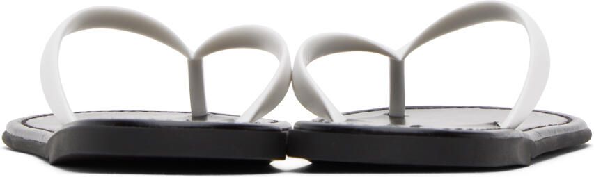 The Row White & Black Beach Sandals - Picture 2