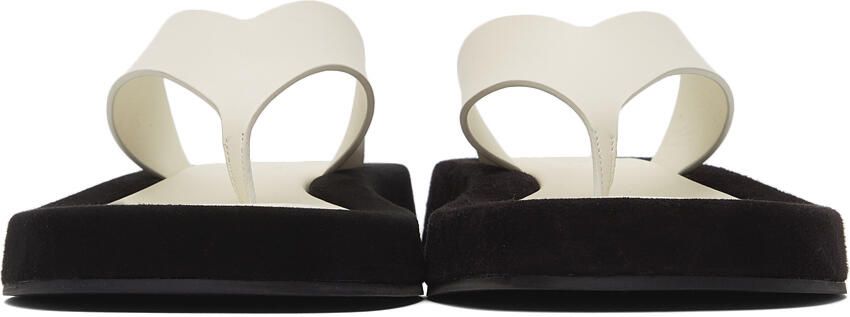 The Row White Ginza Sandals - Picture 3