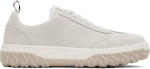 Thom Browne Beige Cable Knit Sole Court Sneakers