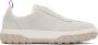 Thom Browne Beige Cable Knit Sole Court Sneakers - Thumbnail 1