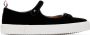 Thom Browne Black John Tennis Sneakers - Thumbnail 1