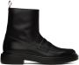 Thom Browne Black Penny Loafer Boots - Thumbnail 1