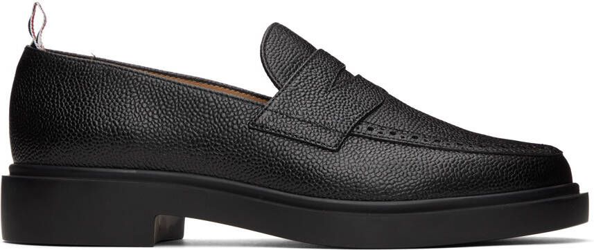 Thom Browne Black Penny Loafers