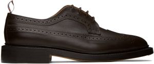 Thom Browne Brown Classic Longwing Oxfords