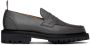 Thom Browne Grey Classic Penny Loafers - Thumbnail 1