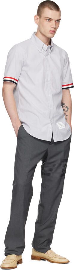 Thom Browne Beige Varsity Penny Loafers - Picture 4