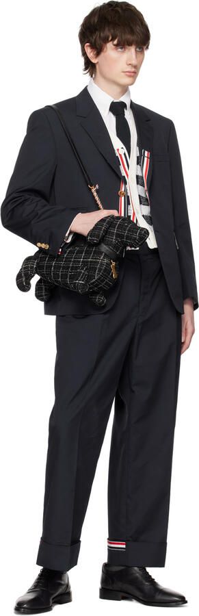 Thom Browne Black Cap Toe Oxfords - Picture 4