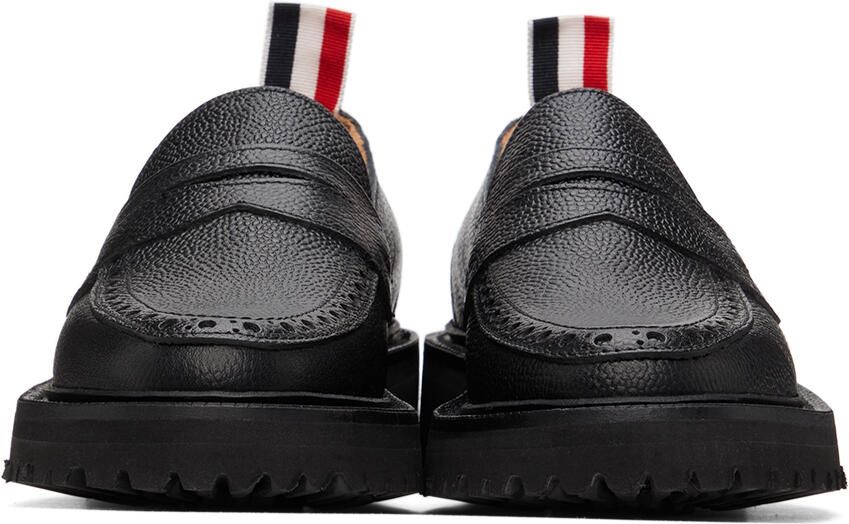 Thom Browne Black Classic Penny Loafers - Picture 3
