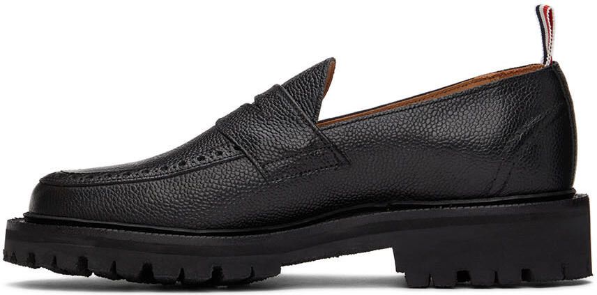 Thom Browne Black Classic Penny Loafers - Picture 3