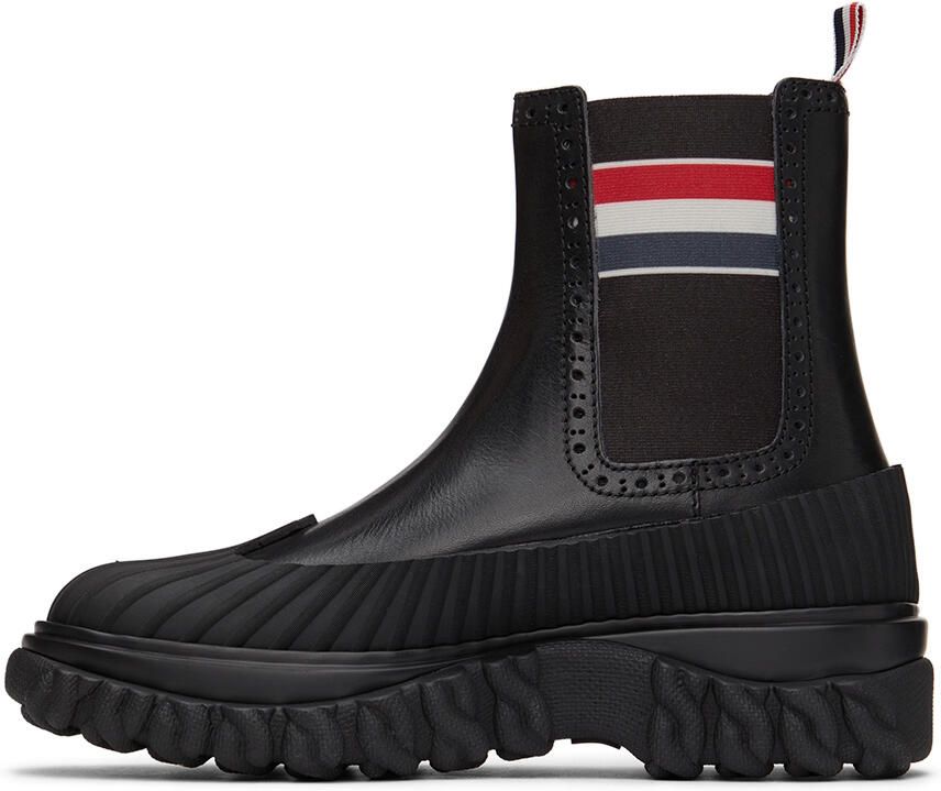 Thom Browne Black Duck Chelsea Boots - Picture 3