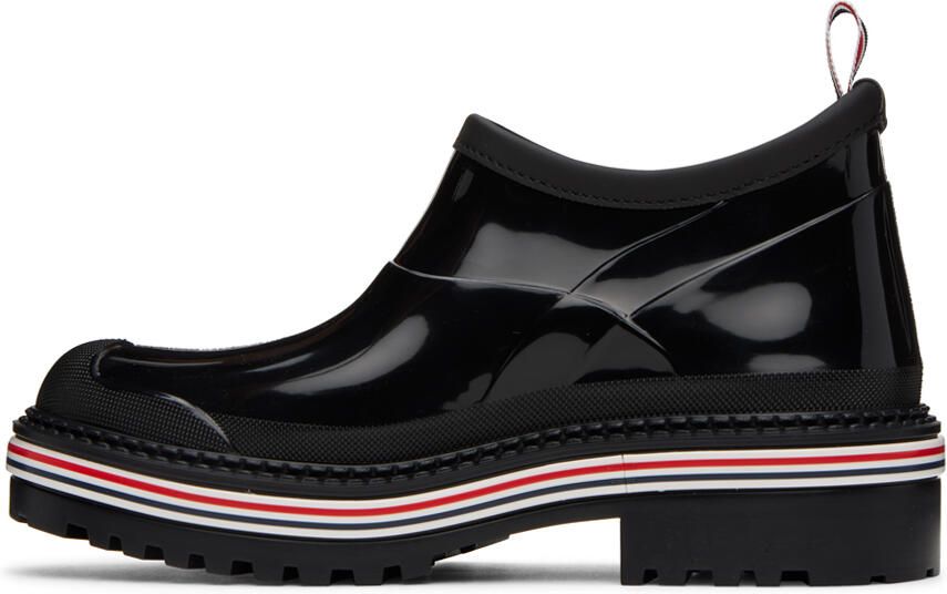 Thom Browne Black Garden Chelsea Boots - Picture 3