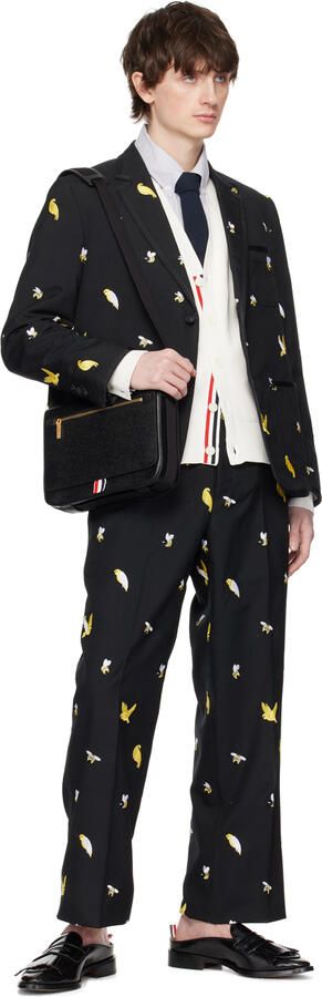 Thom Browne Black Kilt Loafers - Picture 3