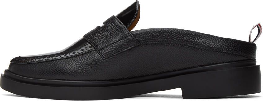 Thom Browne Black Lightweight Sole Slip-On Penny Loafers - Picture 2