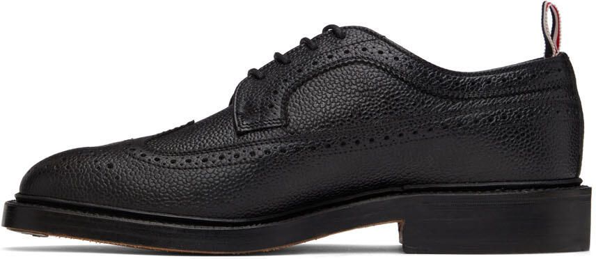 Thom Browne Black Longwing Brogue Oxfords - Picture 3