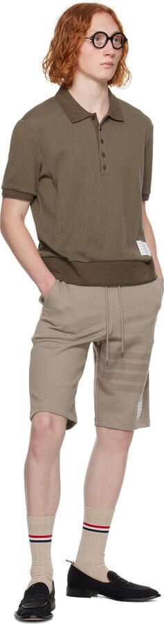 Thom Browne Black Varsity Penny Loafers - Picture 4