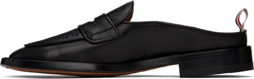 Thom Browne Black Varsity Penny Loafers - Picture 4