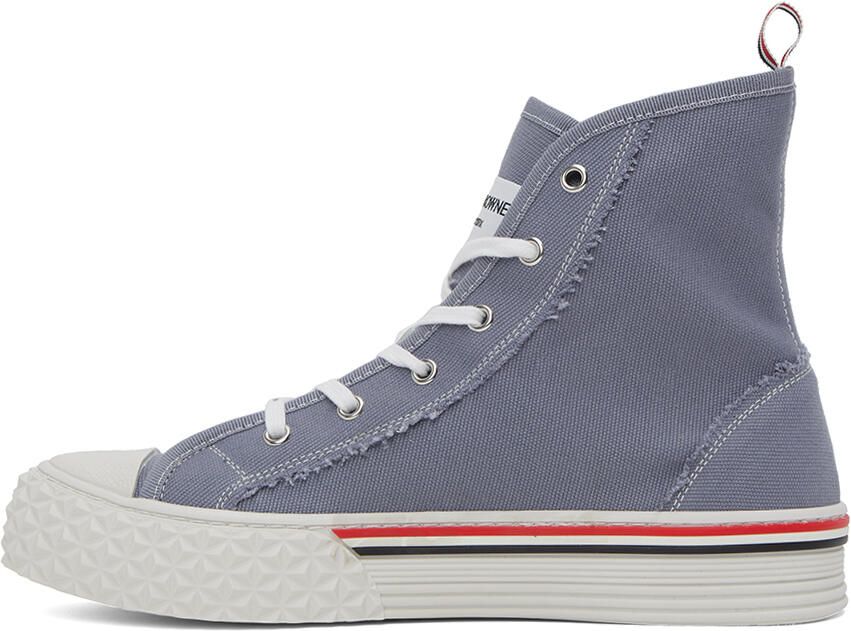 Thom Browne Blue Collegiate Sneakers - Picture 3