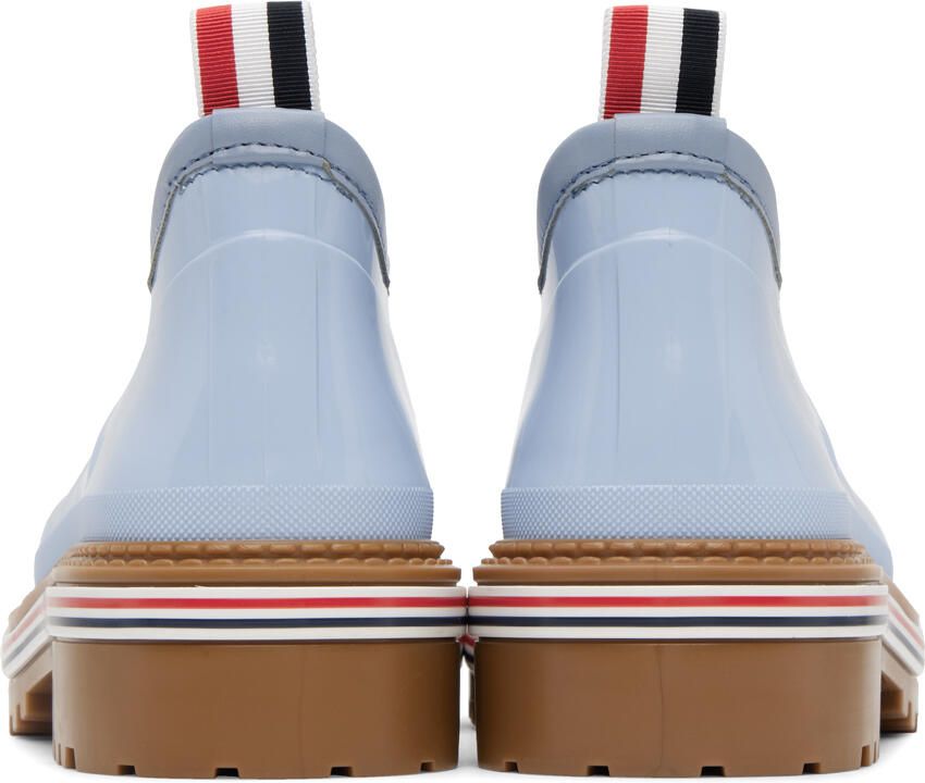 Thom Browne Blue Garden Chelsea Boots
