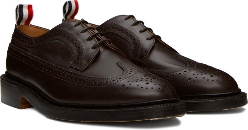 Thom Browne Brown Classic Longwing Oxfords - Picture 2