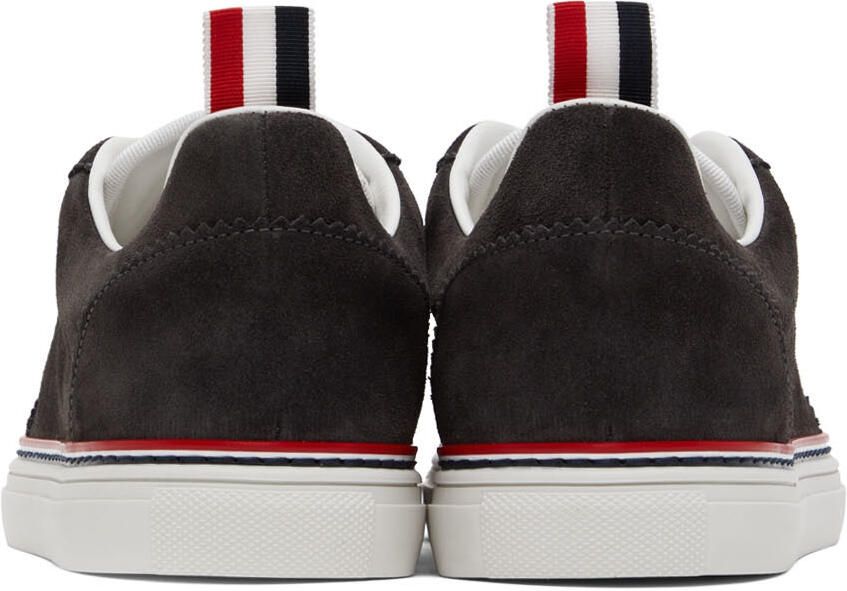 Thom Browne Gray Field Low-Top Sneakers