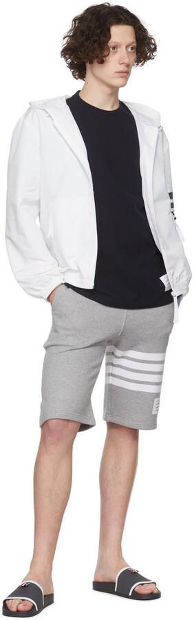 Thom Browne Gray Pool Slides - Picture 3