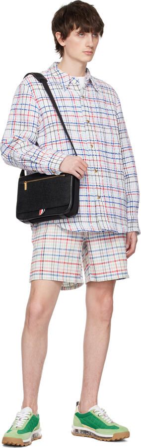 Thom Browne Green Quilted Tech Runner Sneakers - Picture 4