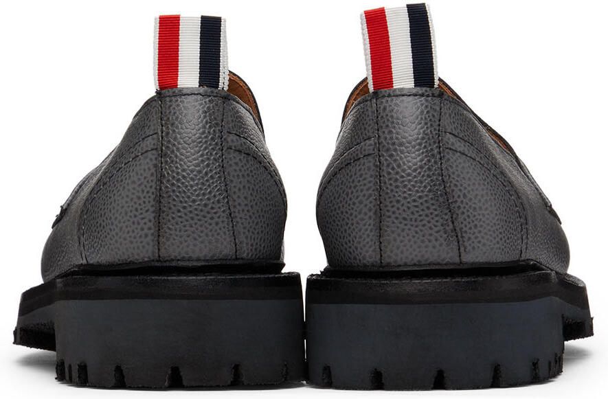 Thom Browne Grey Classic Penny Loafers - Picture 2