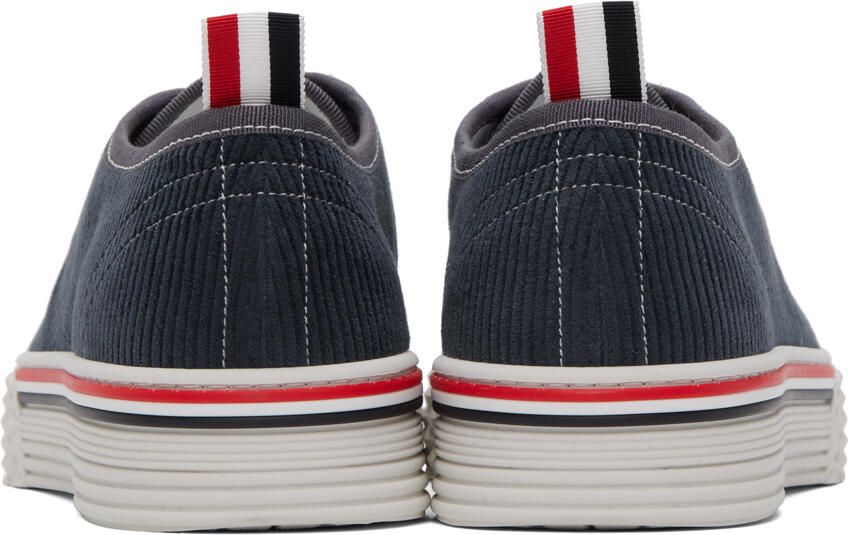 Thom Browne Navy Collegiate Sneakers