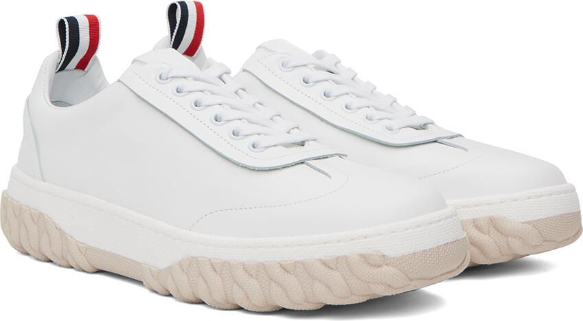 Thom Browne White Field Sneakers - Picture 2