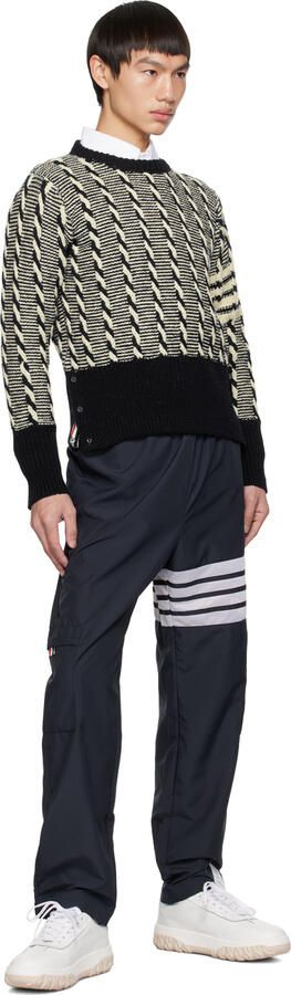 Thom Browne White Field Sneakers - Picture 4