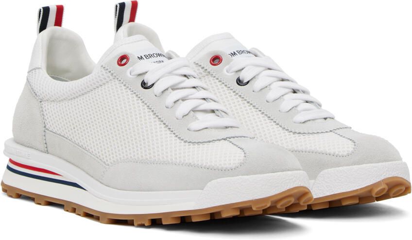 Thom Browne White Tech Runner Low Top Sneaker - Picture 2