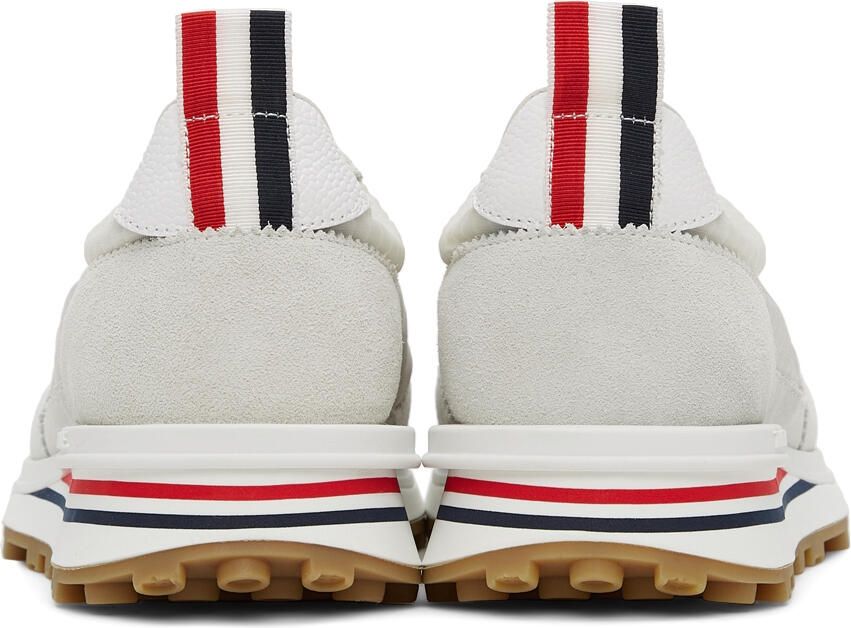 Thom Browne White Unlined Tech Runner Sneakers - Picture 2