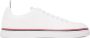Thom Browne White Canvas Tennis Sneakers - Thumbnail 1