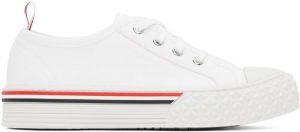 Thom Browne White Collegiate Sneakers