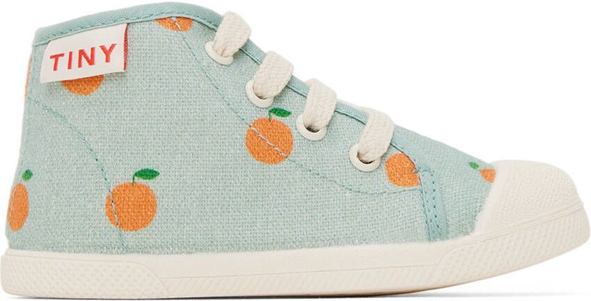 TINYCOTTONS Baby Blue Oranges Sneakers