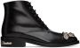 Toga Pulla Black Embellished Ankle Boots - Thumbnail 1