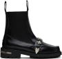 Toga Pulla Black Embellished Chelsea Boots - Thumbnail 1