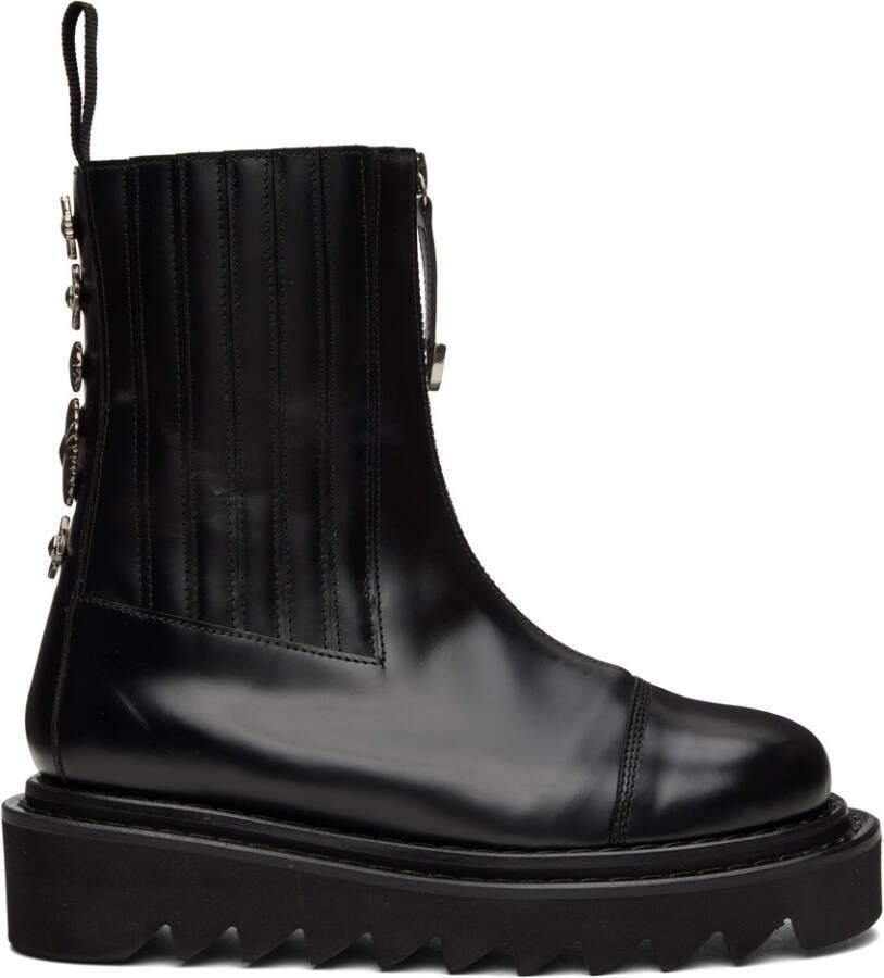 Toga Pulla Black Side Gore Zip Boots