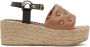 Toga Pulla SSENSE Exclusive Beige Studded Platform Sandals - Thumbnail 1