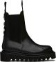 Toga Pulla SSENSE Exclusive Black Leather Chelsea Boots - Thumbnail 1