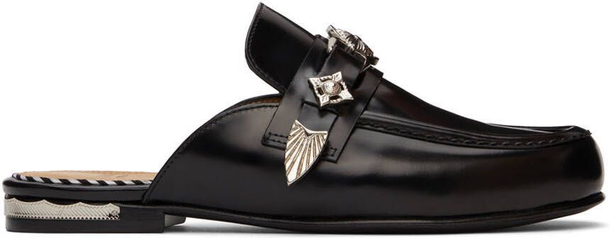 Toga Pulla SSENSE Exclusive Black Loafer Mules