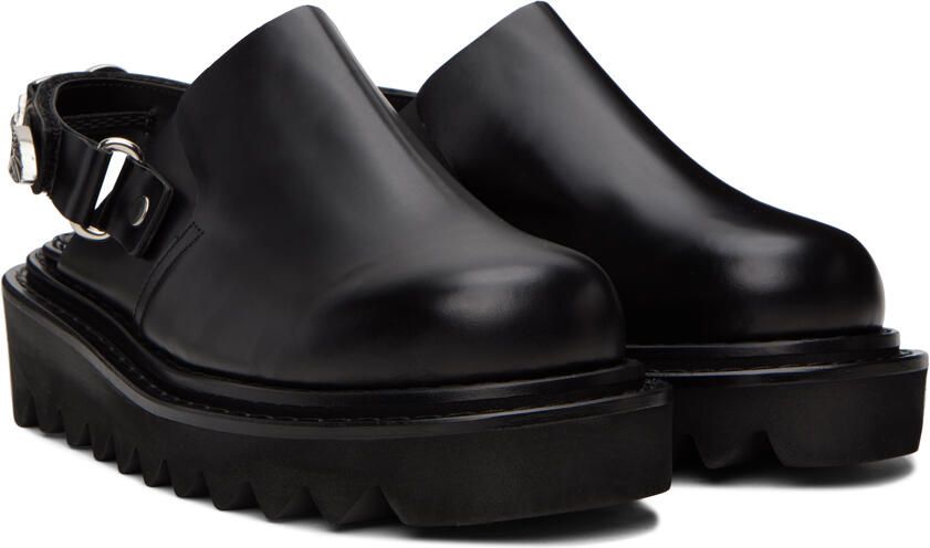 Toga Pulla Black Embellished Loafers - Picture 2