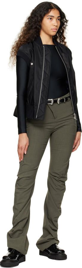 Toga Pulla Black Embellished Loafers - Picture 4