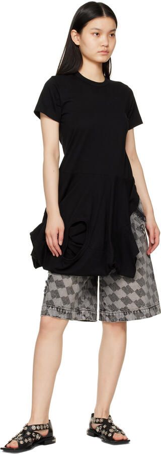 Toga Pulla Black Embellished Sandals - Picture 3