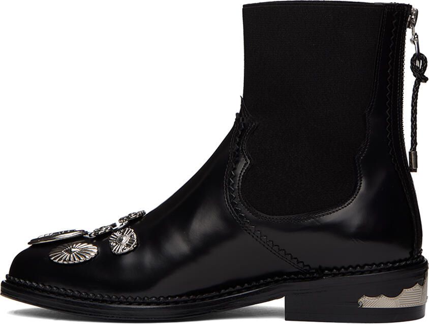 Toga Pulla Black Hardware Boots - Picture 3