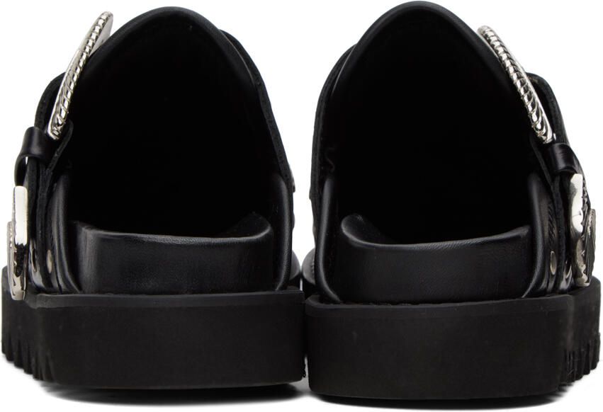 Toga Pulla Black Sabot Loafers