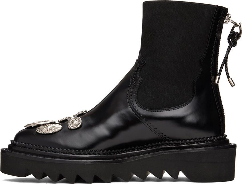 Toga Pulla Black Side Gore Metal Boots - Picture 3