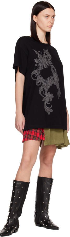 Toga Pulla Black Studded Tall Boots - Picture 4